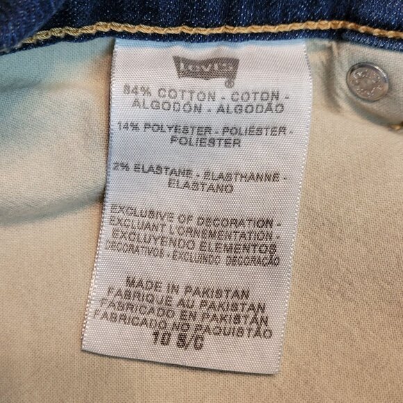 Vtg Levi's Jeans 10 S Perfectly Slimming Bootcut Tummy Control Mid Rise Y2K - Picture 5 of 12
